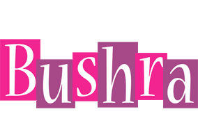 Bushra whine logo