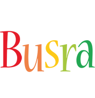 Busra birthday logo