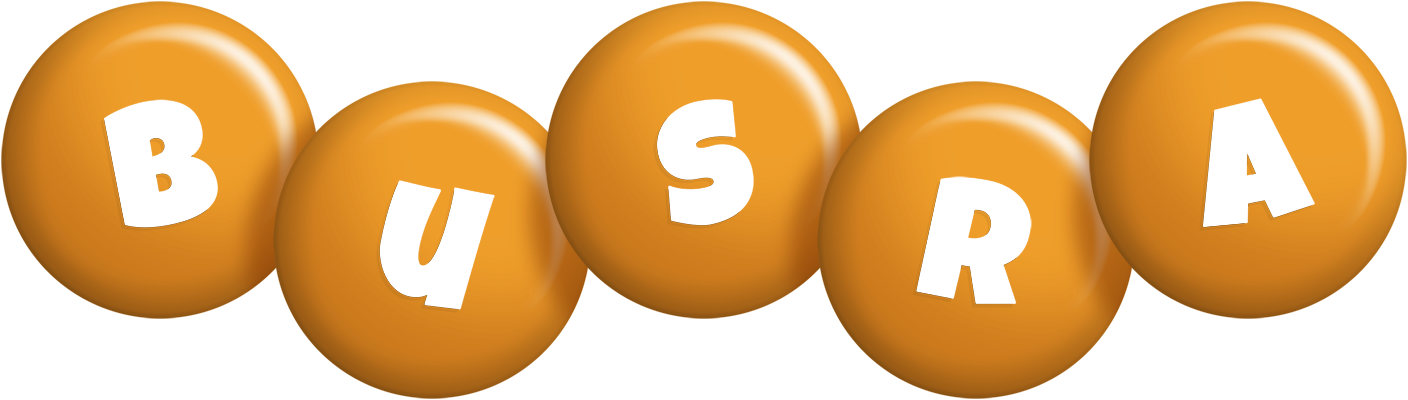 Busra candy-orange logo