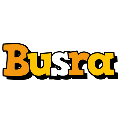 Busra cartoon logo