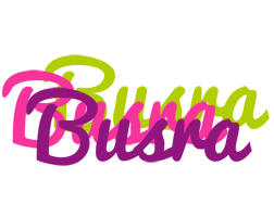 Busra flowers logo