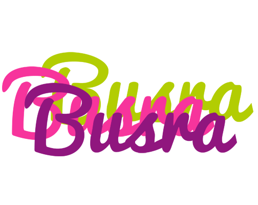 Busra flowers logo