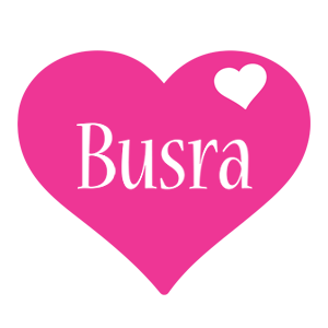 Busra love-heart logo