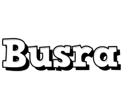 Busra snowing logo