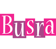 Busra whine logo