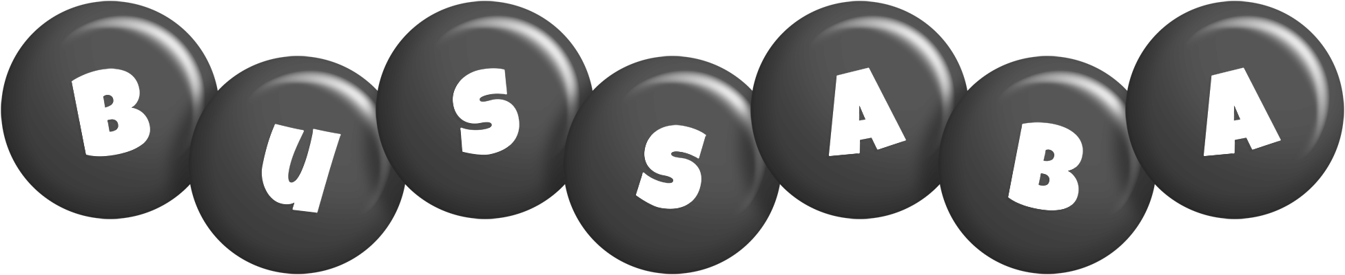 Bussaba candy-black logo
