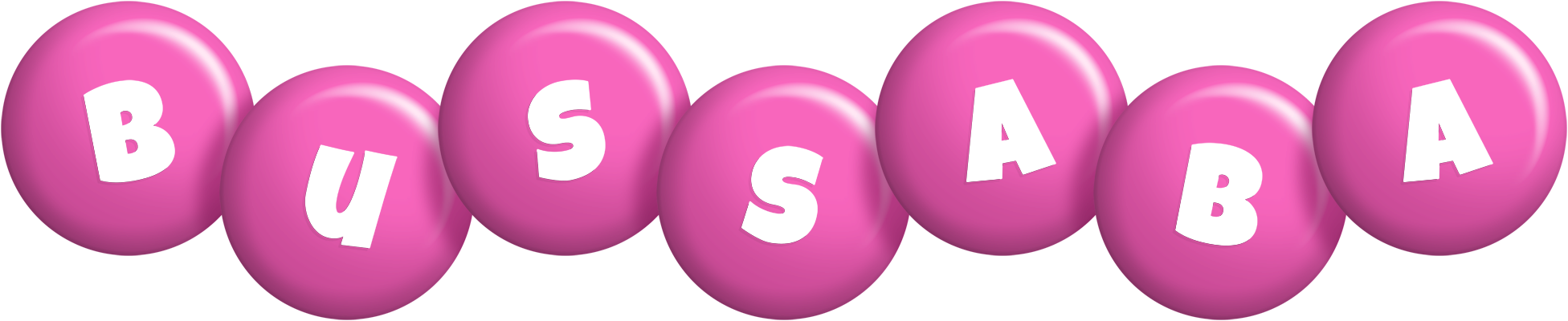 Bussaba candy-pink logo