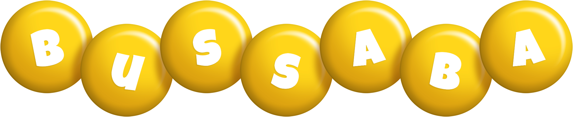 Bussaba candy-yellow logo