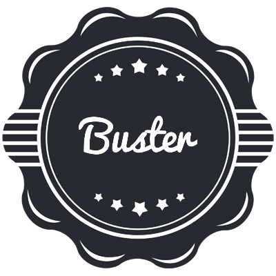 Buster badge logo
