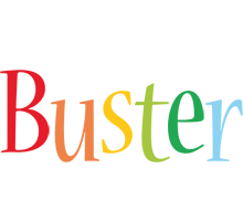 Buster birthday logo