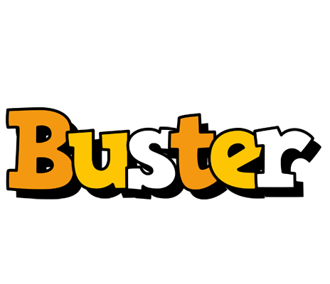 Buster cartoon logo