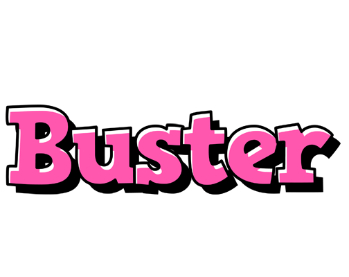 Buster girlish logo