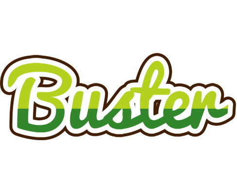 Buster golfing logo