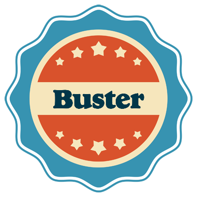 Buster labels logo