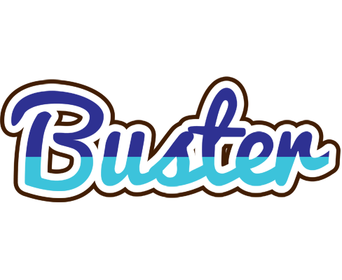 Buster raining logo