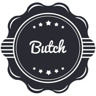 Butch badge logo