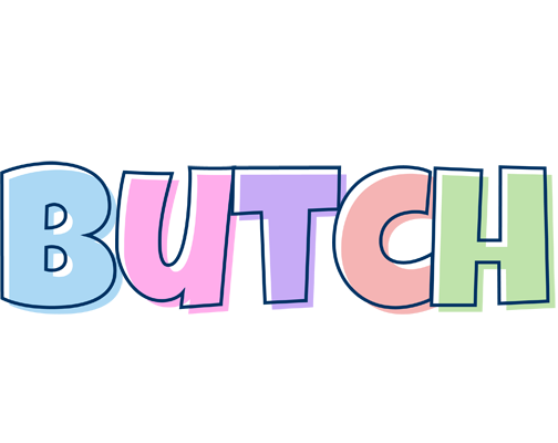 Butch pastel logo