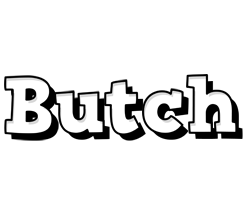 Butch snowing logo