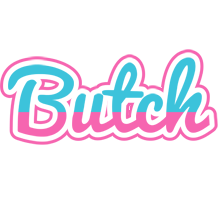 Butch woman logo