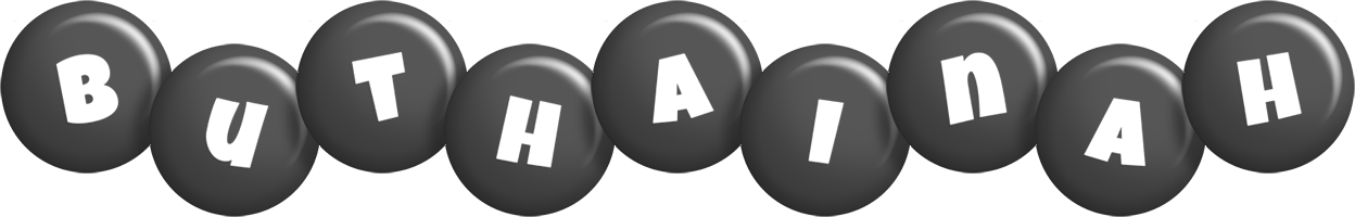 Buthainah candy-black logo