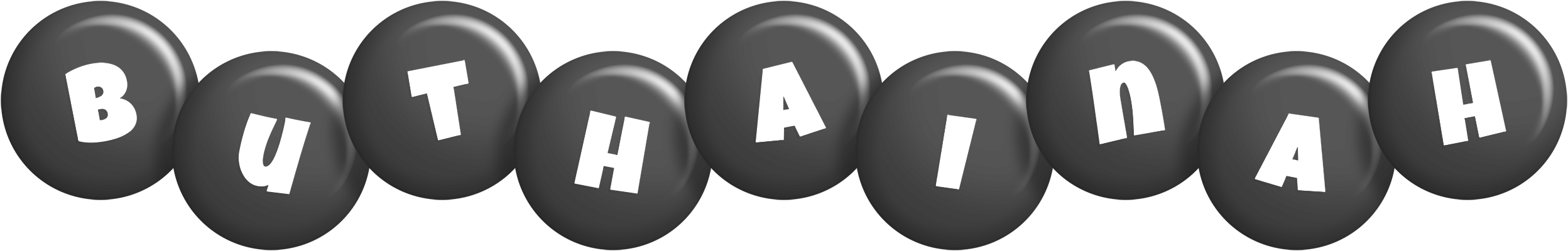 Buthainah candy-black logo