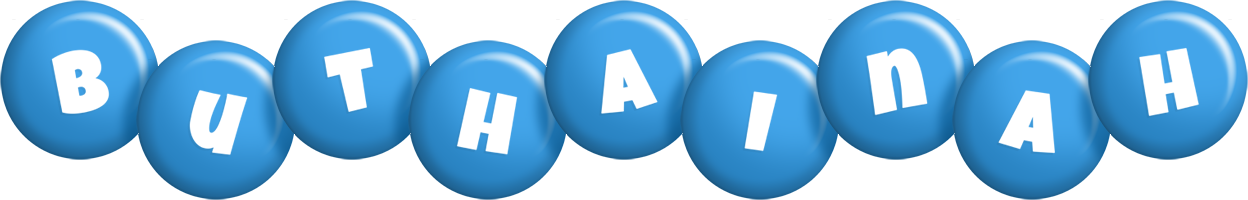 Buthainah candy-blue logo