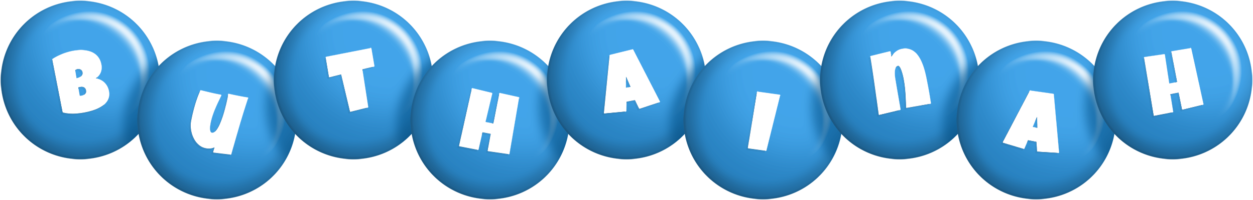 Buthainah candy-blue logo