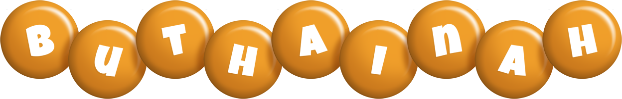 Buthainah candy-orange logo