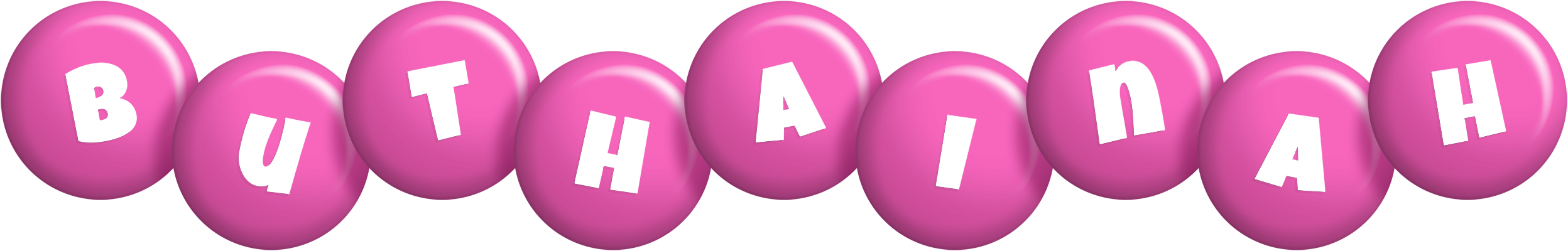 Buthainah candy-pink logo
