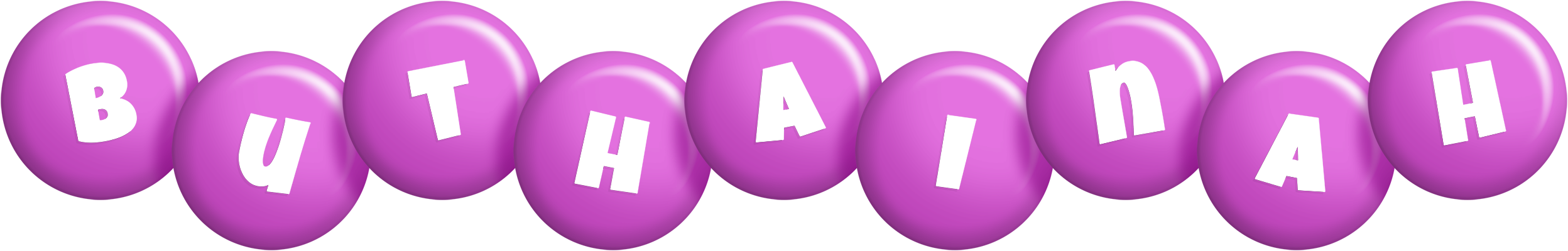 Buthainah candy-purple logo
