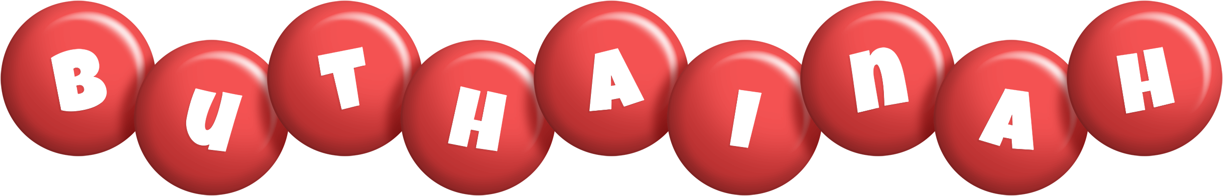 Buthainah candy-red logo
