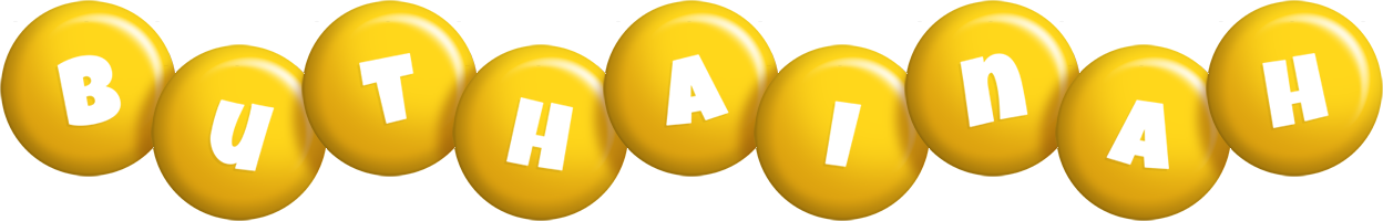 Buthainah candy-yellow logo