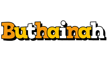 Buthainah cartoon logo