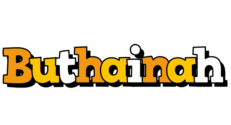 Buthainah cartoon logo