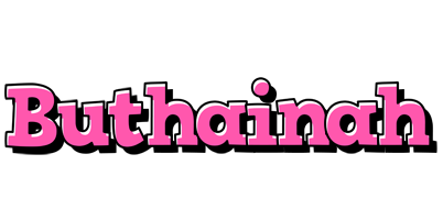 Buthainah girlish logo