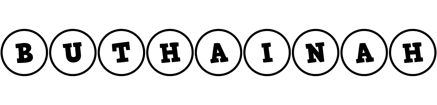Buthainah handy logo