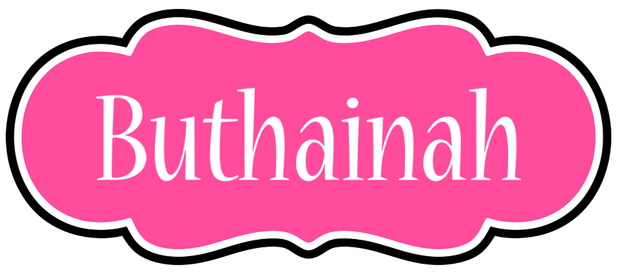 Buthainah invitation logo