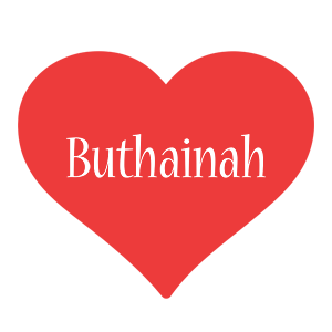 Buthainah love logo