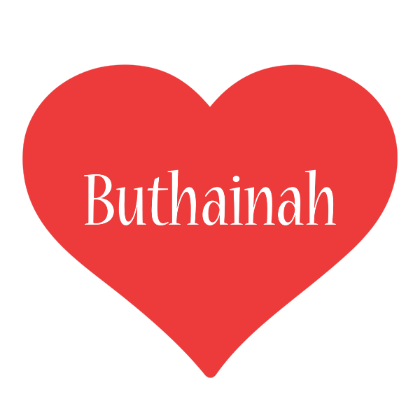 Buthainah love logo