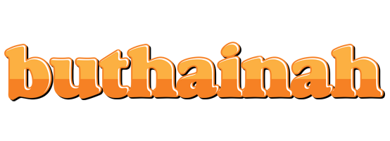 Buthainah orange logo