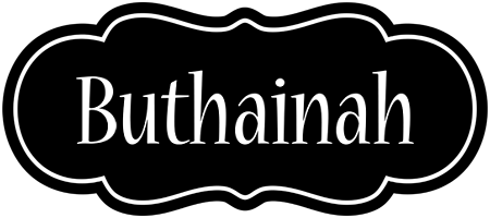 Buthainah welcome logo