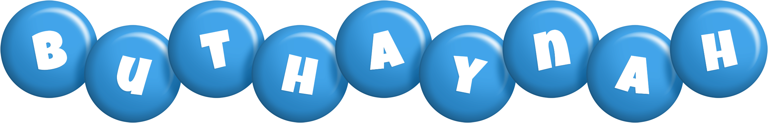 Buthaynah candy-blue logo