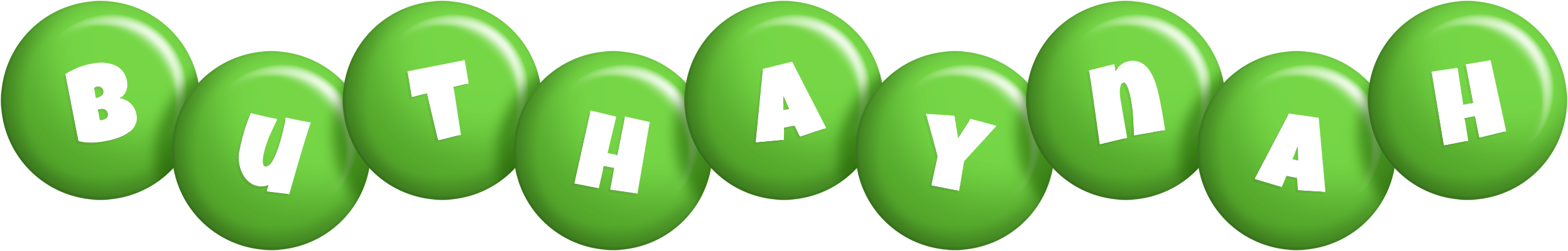 Buthaynah candy-green logo