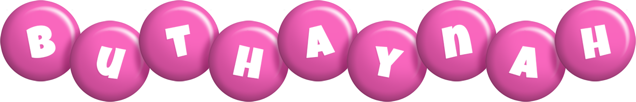 Buthaynah candy-pink logo