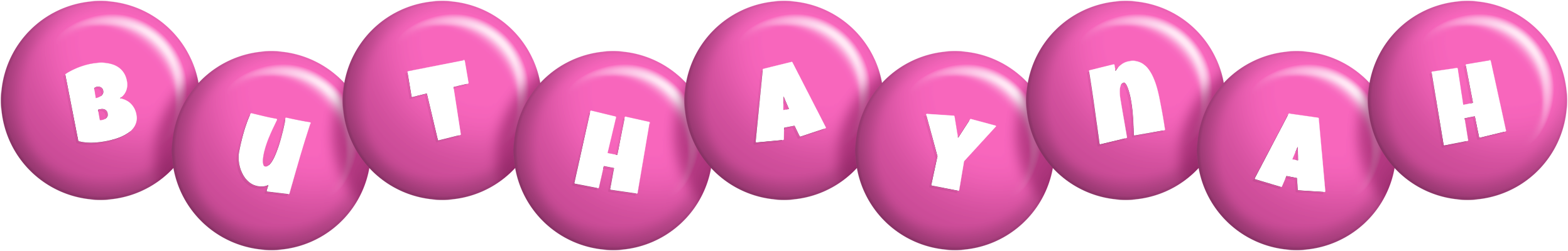 Buthaynah candy-pink logo
