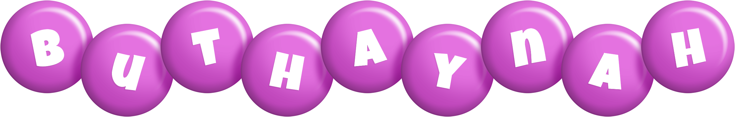 Buthaynah candy-purple logo