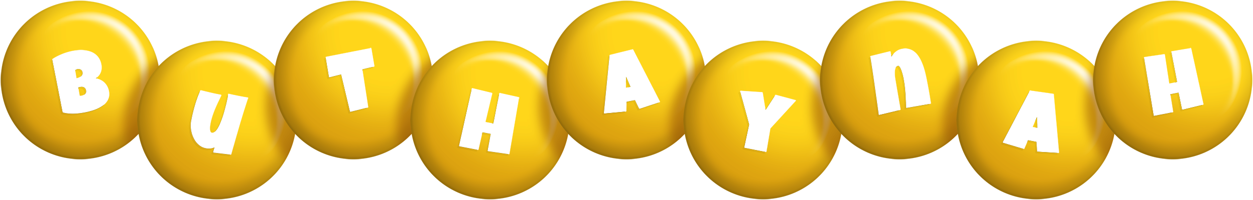 Buthaynah candy-yellow logo