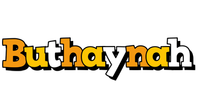 Buthaynah cartoon logo