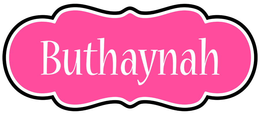 Buthaynah invitation logo