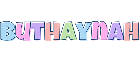 Buthaynah pastel logo